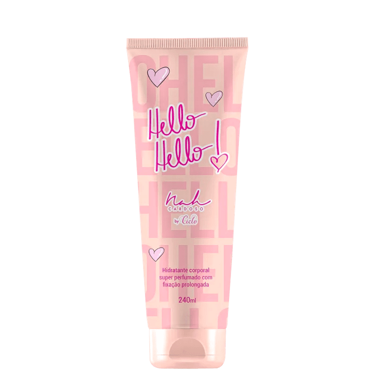 Loção Hidratante Corporal Hello Hello Nah Cardoso Ciclo Cosméticos 240ml